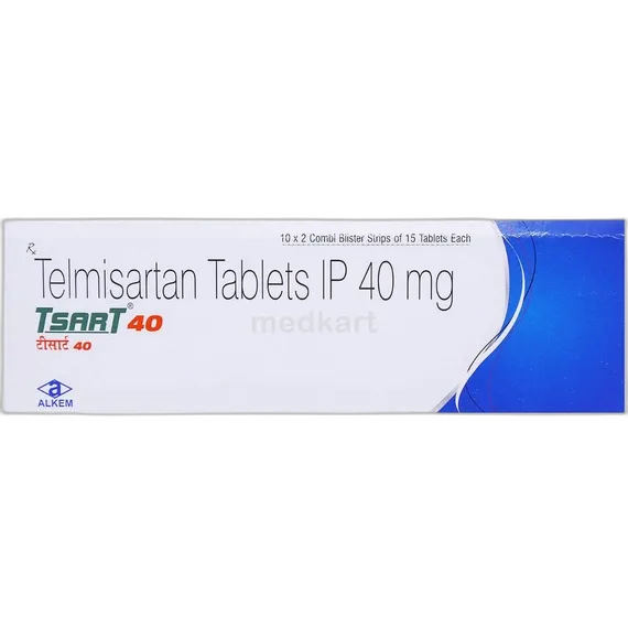 tsart h 40mg tablet 15's